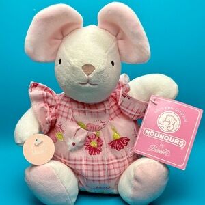 Bestever Nounours Souris Musicale Rose 9” Plush – Wind-Up Music Box Mint